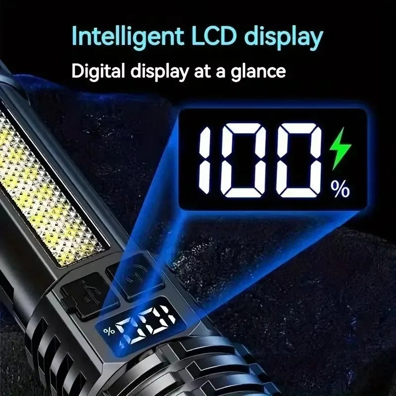 High Power Tactical LED Flashlight