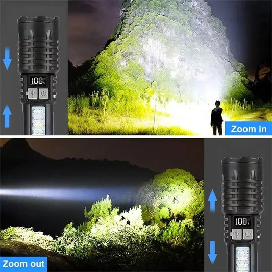 High Power Tactical LED Flashlight