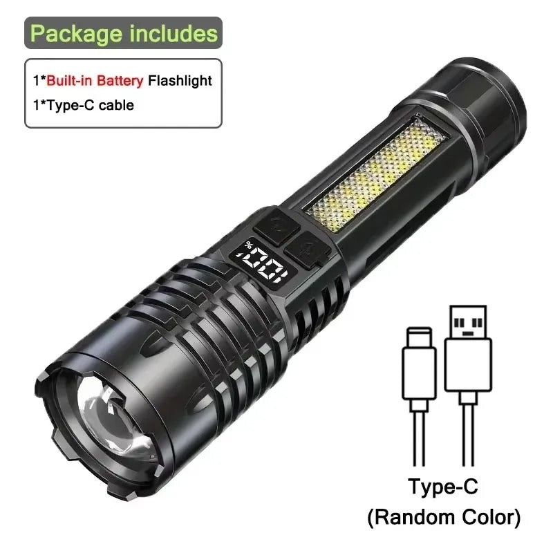 High Power Tactical LED Flashlight